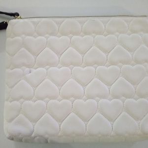 Betsey Johnson Quilted Zippered Handbag Purse